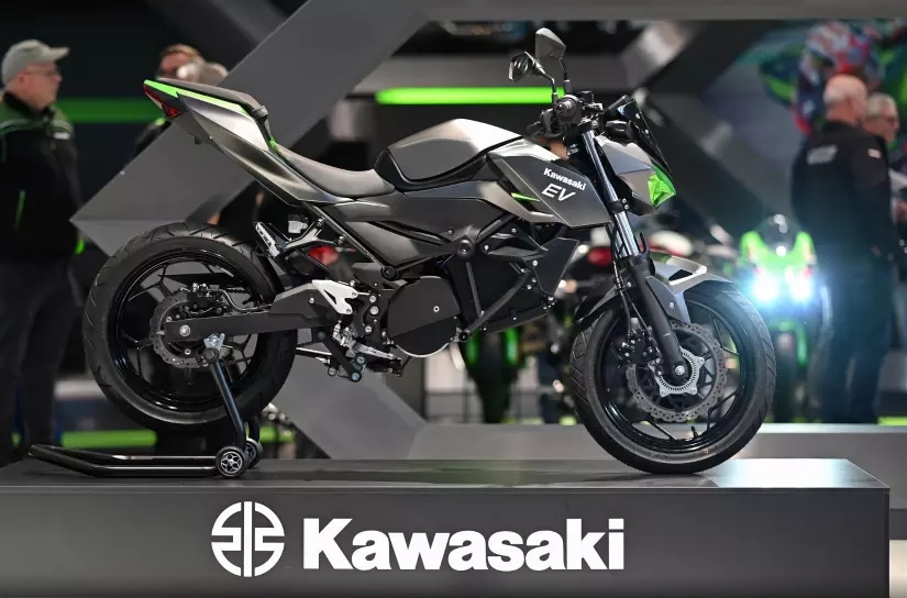 Kawasaki first electric motorcycle